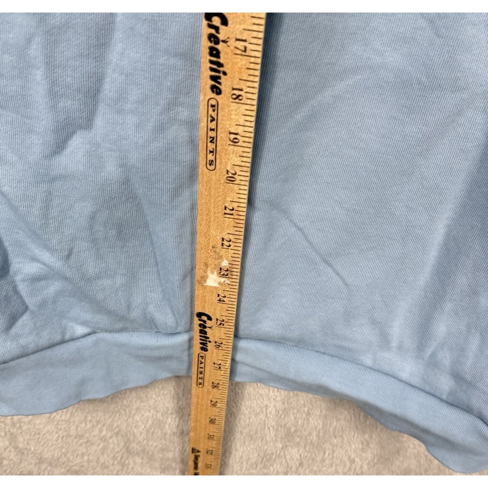Adidas Originals Sky Blue Trefoil Logo Pullover Hoodie HE7199 Mens Size M - Picture 7 of 8